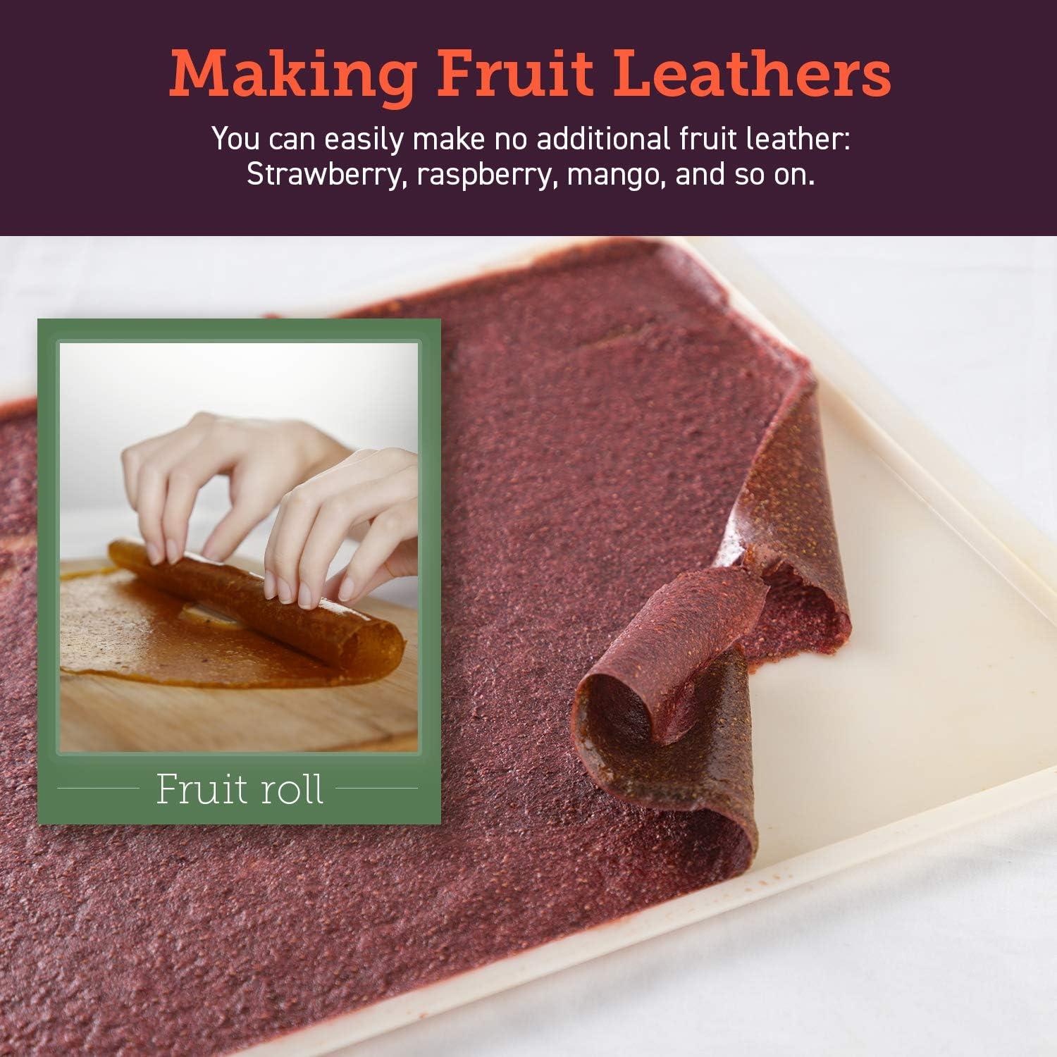 imageCOSORI Food Dehydrator Accessories Fruit Leather Roll Sheets for 6 Trays CP267FD and Other Models BPAFree C2672FR 2 Pack