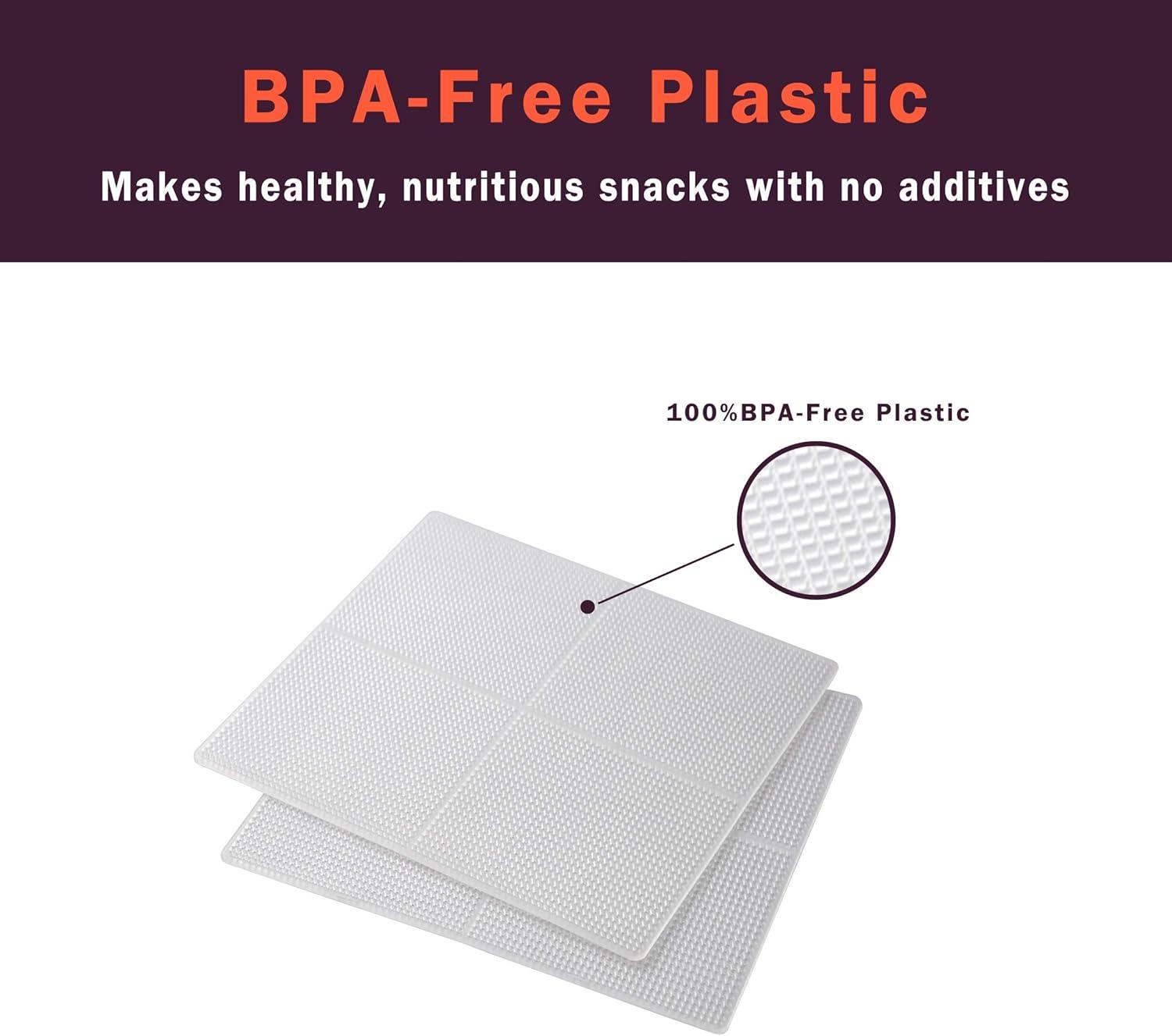 imageCOSORI Food Dehydrator Accessories Mesh Screen Sheets for 6 Trays CP267FD and Other Models BPAFree C2672MS 2 Pack
