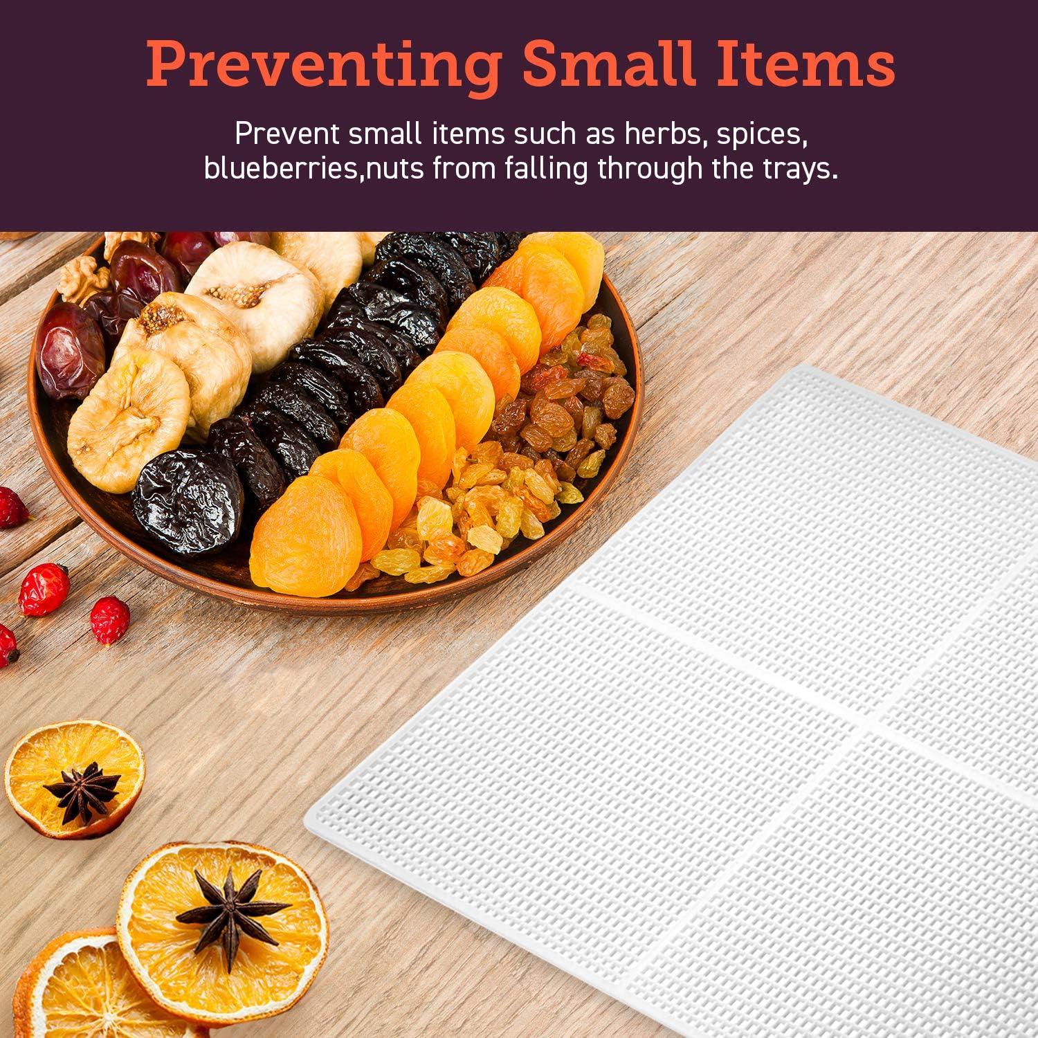 imageCOSORI Food Dehydrator Accessories Mesh Screen Sheets for 6 Trays CP267FD and Other Models BPAFree C2672MS 2 Pack