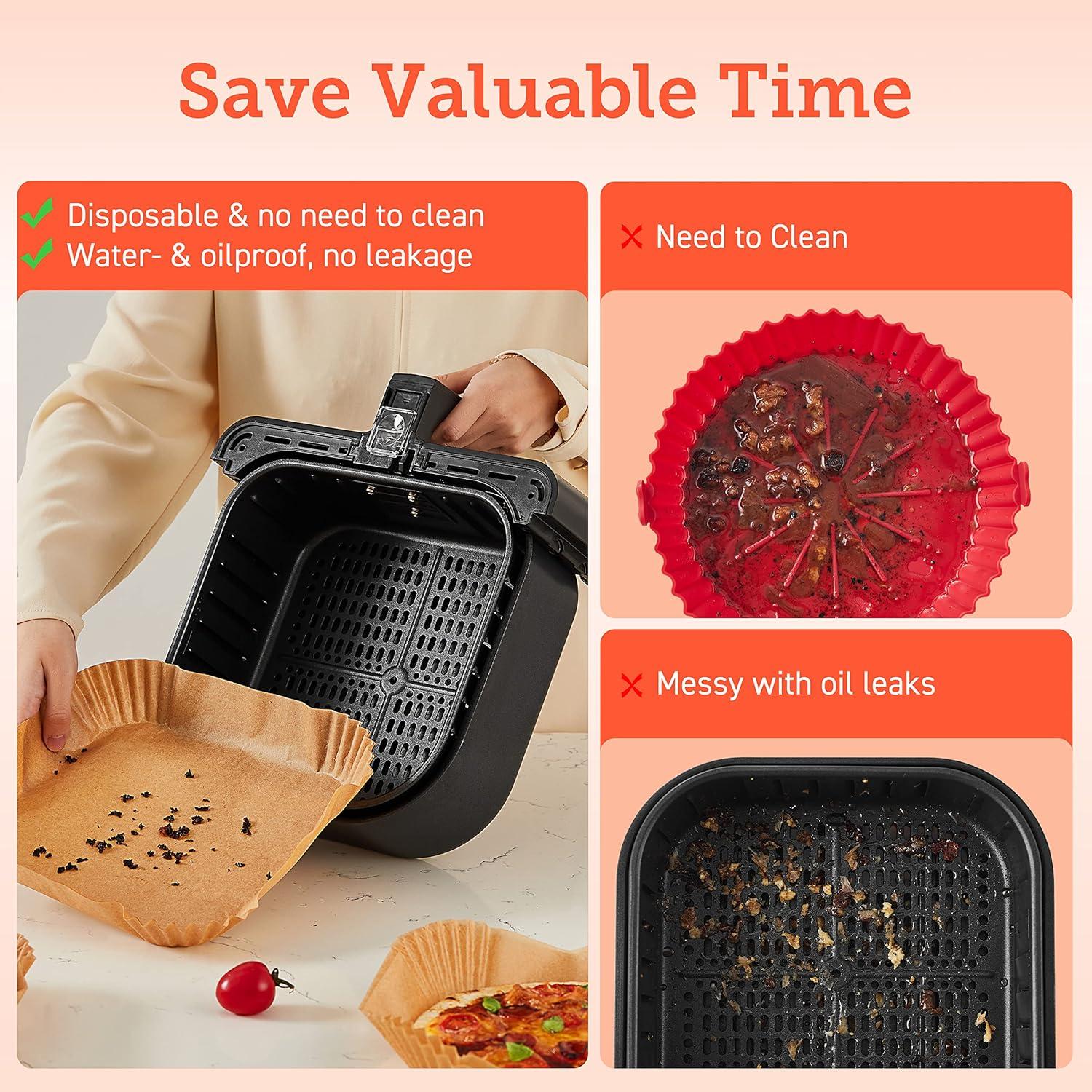 imageCosori 9in1 TurboBlaze Air Fryer 6 Qt Premium Ceramic Coating 90450F Precise Heating for Even Results Air Fry Roast Bake Broil Dry Frozen Proof Reheat Keep Warm 120VDark Gray