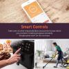 imageCOSORI 12in1 Air Fryer 58QT Toast Bake Nutrition Facts for 100 InApp Recipes AdaptIQ Tech Fast Cook for Main ampamp Side Dishes Snacks Leftovers Detachable Square Basket Dishwasher SafeBlackWIFI