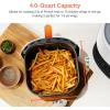 imageCOSORI Air Fryer 21 Qt 4in1 Small Mini Airfryer Bake Roast Reheat 97 Less Oil Compact ampamp Quiet Nonstick ampamp Dishwasher Safe Basket 30 InApp Recipes with Nutrition Facts AutoShut Off GreenWhite