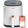imageCOSORI Air Fryer 21 Qt 4in1 Small Mini Airfryer Bake Roast Reheat 97 Less Oil Compact ampamp Quiet Nonstick ampamp Dishwasher Safe Basket 30 InApp Recipes with Nutrition Facts AutoShut Off GreenWhite