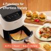 imageCOSORI Air Fryer 21 Qt 4in1 Small Mini Airfryer Bake Roast Reheat 97 Less Oil Compact ampamp Quiet Nonstick ampamp Dishwasher Safe Basket 30 InApp Recipes with Nutrition Facts AutoShut Off GreenWhite
