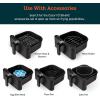 imageCOSORI Air Fryer Accessories Replacement 58QT Original Basket For COSORI CP358AF CS358AF Air Fryers NonStick DishwasherSafe CAFP582BBlack