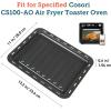 imageCOSORI Air Fryer Basket for CO130AO CS130AO ampamp CS130CFH Air Fryer Toaster Oven Replacement AccessoriesFits for CS100AO