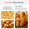 imageCOSORI Air Fryer Basket for CS100AO ampamp CTOR251S Air Fryer Toaster Oven Replacement Accessories