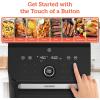 imageCOSORI Air Fryer Oven Combo 7 Qt Countertop Convection 100 to 450 with Roast Toast Bake Dehydrate Warm 7 Accessories and 100 Recipes Max XL Large for Family Size Stainless Steel 1800W