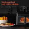 imageCOSORI Clear Window Air Fryer 65 Quart Large Compact Airfryer 12 OneTouch Savable Custom Functions Cookbooks and Online Recipes Nonstick and DishwasherSafe