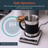 imageCOSORI Coffee Mug Warmer for Desk Digital Cup Heater Coffee ampamp Christmas Gifts 1F Precise Temperature Control Touch Tech ampamp LCD Digital Display 77194 304 Stainless SteelCoffee Mug Warmer