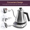 imageCOSORI Electric Gooseneck Kettle with 5 Temperature Control Presets Pour Over Kettle for Coffee ampamp Tea Hot Water Boiler 100 Stainless Steel Inner Lid ampamp Bottom 1200W08LSilver