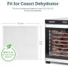 imageCOSORI Food Dehydrator Accessories Fruit Leather Roll Sheets for 10 Tray CFDP101SUS Only BPAFree CFDFR102WUS 2 PackWhite