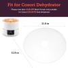 imageCOSORI Food Dehydrator Accessories Fruit Leather Roll Sheets for 10 Tray CFDP101SUS Only BPAFree CFDFR102WUS 2 PackWhite