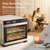 imageCOSORI Food Dehydrator Bigger Than 7 Trays With Large 65quot Drying Space 600W Power Saves More Time Than 480W 165F Dehydrated Dryer for Jerky Dog Treats Herbs Meat Fruit and Yogurt SilverSilverL