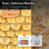 imageCOSORI Food Dehydrator Bigger Than 7 Trays With Large 65quot Drying Space 600W Power Saves More Time Than 480W 165F Dehydrated Dryer for Jerky Dog Treats Herbs Meat Fruit and Yogurt SilverBlack