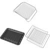 imageCOSORI Air Fryer Basket for CO130AO CS130AO ampamp CS130CFH Air Fryer Toaster Oven Replacement AccessoriesFits for CS100AO