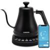 imageCOSORI Electric Gooseneck Kettle with 5 Temperature Control Presets Pour Over Kettle for Coffee ampamp Tea Hot Water Boiler 100 Stainless Steel Inner Lid ampamp Bottom 1200W08LMatte Black