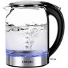 imageCOSORI SpeedBoil Electric Tea Kettle 17L Hot Water Kettle BPA Free 1500W Auto ShutOff ampamp BoilDry Protection LED Indicator Inner Lid ampamp Bottom Transparent18 Quarts