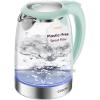 imageCosori Electric Kettle No Plastic Filter ampamp Spout 18Qt Tea Kettle ampamp Hot Water Boiler For Coffee ampamp Tea Water Heater ampamp Teapot Automatic Shut Off Borosilicate glass Black 1500WSubtle Green