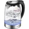 imageCosori Electric Kettle No Plastic Filter ampamp Spout 18Qt Tea Kettle ampamp Hot Water Boiler For Coffee ampamp Tea Water Heater ampamp Teapot Automatic Shut Off Borosilicate glass Black 1500WBlack