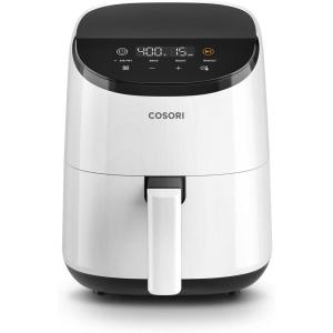 imageCOSORI Air Fryer 21 Qt 4in1 Small Mini Airfryer Bake Roast Reheat 97 Less Oil Compact ampamp Quiet Nonstick ampamp Dishwasher Safe Basket 30 InApp Recipes with Nutrition Facts AutoShut Off GreenWhite