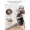 imageCOSORI Electric Coffee Grinders for Spices Seeds Herbs and Coffee Beans Spice Blender and Espresso Grinder Wet and Dry Grinder Included 2 Removable Stainless Steel Bowls Black12 Cups