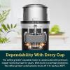 imageCOSORI Electric Coffee Grinders for Spices Seeds Herbs and Coffee Beans Spice Blender and Espresso Grinder Wet and Dry Grinder Included 2 Removable Stainless Steel Bowls Black12 Cups