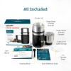imageCOSORI Electric Coffee Grinders for Spices Seeds Herbs and Coffee Beans Spice Blender and Espresso Grinder Wet and Dry Grinder Included 2 Removable Stainless Steel Bowls Black12 Cups