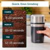 imageCOSORI Electric Coffee Grinders for Spices Seeds Herbs and Coffee Beans Spice Blender and Espresso Grinder Wet and Dry Grinder Included 2 Removable Stainless Steel Bowls Black12 Cups