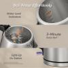 imageCOSORI Electric Kettle Stainless Steel Tea Kettle Plasticfree Inner Lid Filter and Spout Easy to Clean Automatic Shut Off ampamp BoilDry Protection Hot Water Boiler ampamp Heater 17L 1500WStainless Steel