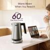 imageCosori Electric Kettle PlasticFree Interior 5 Presets 5 Temperature Control Fast Boiling 2 Lid Opening 60Min Keep Warm Stainless Steel Tea Kettle for Tea Hot Water Boil Water Coffee 17L