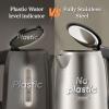 imageCosori Electric Kettle PlasticFree Interior Easy to Clean Automatic Shut Off amp BoilDry Protection Stainless Steel Tea Kettle Hot Water Boiler amp Heater 17L 1500WStainless Steel 17L