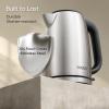 imageCosori Electric Kettle PlasticFree Interior Easy to Clean Automatic Shut Off amp BoilDry Protection Stainless Steel Tea Kettle Hot Water Boiler amp Heater 17L 1500WStainless Steel 17L