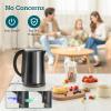 imageCosori Electric Kettle PlasticFree Interior Easy to Clean Automatic Shut Off amp BoilDry Protection Stainless Steel Tea Kettle Hot Water Boiler amp Heater 17L 1500WMatte Black 15L
