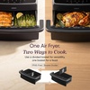 image:imageCosori TWINFRY 9 QT Double Air Fryer Removable Divider PFASFree Ceramic  Two Ways to Cook Dual 45Qt amp Full 9Qt 6in1 Independent Cooking MatchampSync DishwasherSafe Countertop FriendlyLarge Basket with a Removable Divider