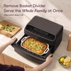 image:imageCosori TWINFRY 9 QT Double Air Fryer Removable Divider PFASFree Ceramic  Two Ways to Cook Dual 45Qt amp Full 9Qt 6in1 Independent Cooking MatchampSync DishwasherSafe Countertop FriendlyLarge Basket with a Removable Divider