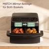image:imageCosori TWINFRY 9 QT Double Air Fryer Removable Divider PFASFree Ceramic  Two Ways to Cook Dual 45Qt amp Full 9Qt 6in1 Independent Cooking MatchampSync DishwasherSafe Countertop FriendlyLarge Basket with a Removable Divider